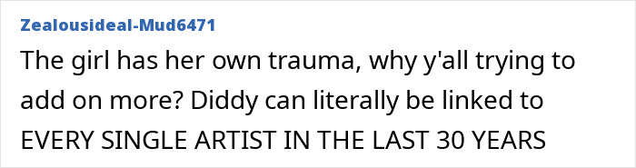 Comment discussing Britney Spears and Diddy’s wild party mentioned during the trial, highlighting linked artists. Comment discussing Britney Spears and Diddy’s wild party mentioned during the trial, highlighting linked artists.