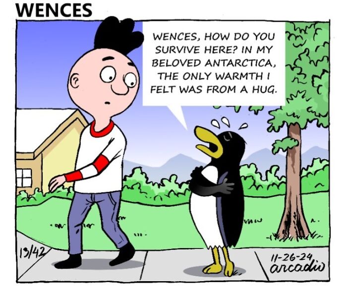 The Adventures Of Wences And His Friends: My 27 One-Panel Comics