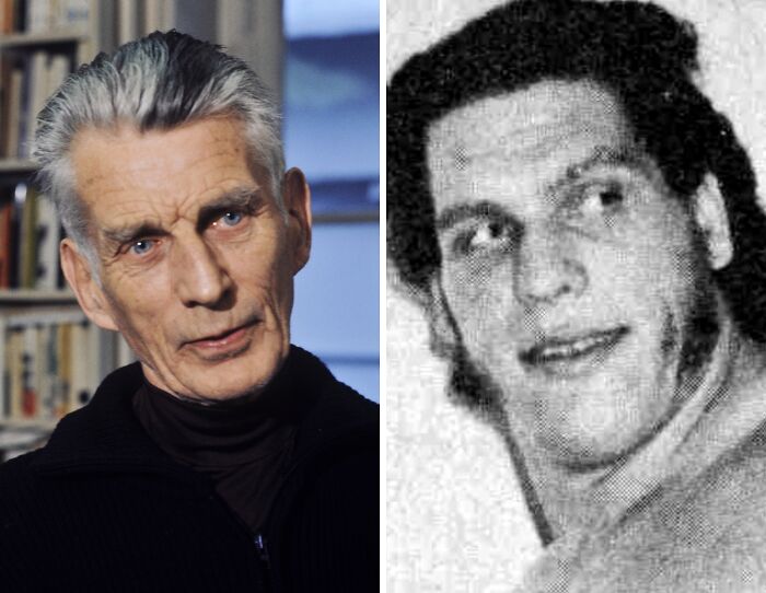 Side-by-side portraits of two historical figures illustrating unexpected friendships between historical figures.