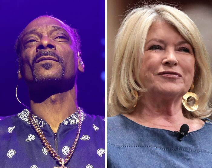 Musician and TV personality shown side by side, representing unexpected friendships between historical figures.