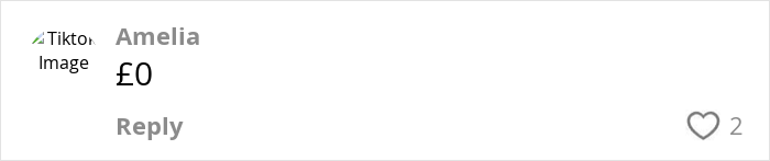 Comment on a social media post showing a user named Amelia replying with £0, relating to hen parties payment debates. Comment on a social media post showing a user named Amelia replying with £0, relating to hen parties payment debates.