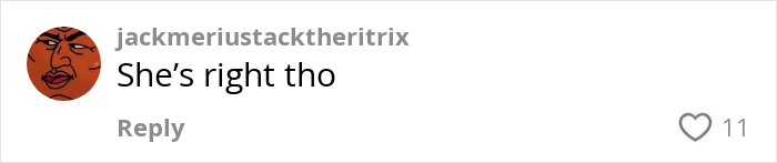 Comment on social media post supporting a controversial opinion about people over 200 lbs doing Pilates, with 11 likes. Comment on social media post supporting a controversial opinion about people over 200 lbs doing Pilates, with 11 likes.