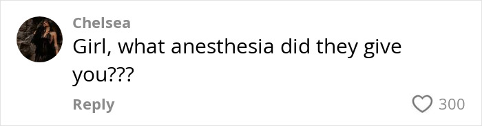 Comment on social media post reacting to a mom waking from surgery, surprised by the number of kids she gave birth to. Comment on social media post reacting to a mom waking from surgery, surprised by the number of kids she gave birth to.