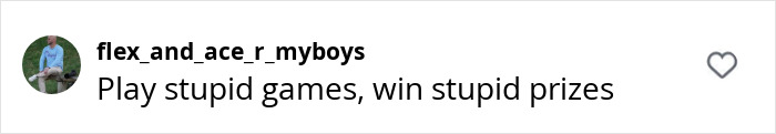 Comment on social media post saying Play stupid games, win stupid prizes, related to bleeding hospital update for adult content creator. Comment on social media post saying Play stupid games, win stupid prizes, related to bleeding hospital update for adult content creator.