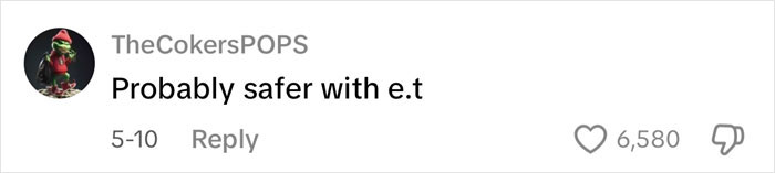 Comment on social media from Island Boy defending ET's baby against bullying, with 6,580 likes and reply dated May 10. Comment on social media from Island Boy defending ET's baby against bullying, with 6,580 likes and reply dated May 10.