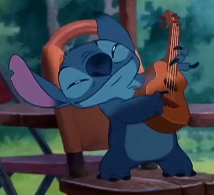 Stitch playing ukulele outside, Disney fans upset over change to character's look in Lilo & Stitch live-action. Stitch playing ukulele outside, Disney fans upset over change to character's look in Lilo & Stitch live-action.