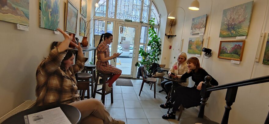 My Friends Helped Me To Create An Exhibition Of Paintings In The Frontline Zone Of Ukraine (11 Pics)