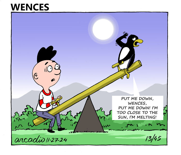 The Adventures Of Wences And His Friends: My 27 One-Panel Comics