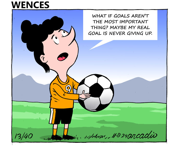 The Adventures Of Wences And His Friends: My 27 One-Panel Comics