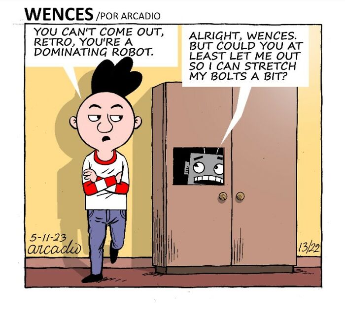 The Adventures Of Wences And His Friends: My 27 One-Panel Comics