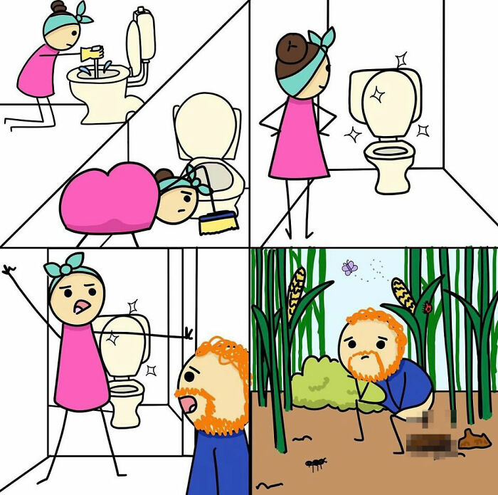 Australian mom's witty and relatable comics showing humorous everyday life moments with simple, colorful illustrations.