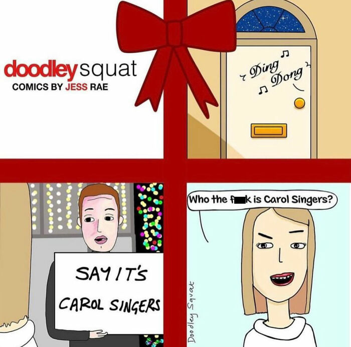 Witty and relatable Australian mom comic by Jess Rae showing humorous take on everyday life and pop culture references.