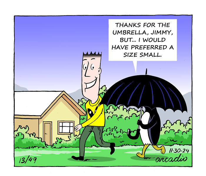 The Adventures Of Wences And His Friends: My 27 One-Panel Comics