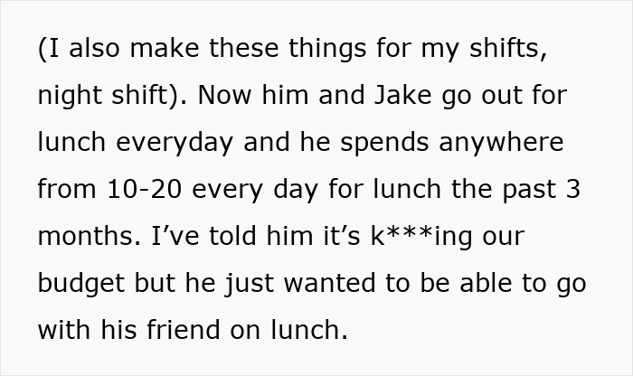 Text discussing a 28-year-old wanting to hang out with his 21-year-old work buddy and managing lunch expenses daily. Text discussing a 28-year-old wanting to hang out with his 21-year-old work buddy and managing lunch expenses daily.