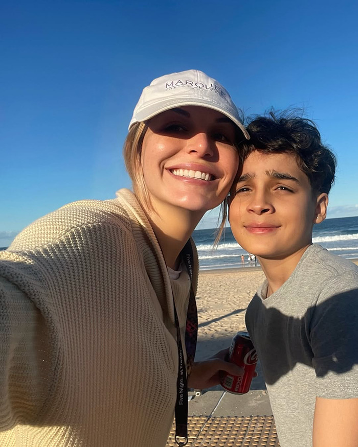 Mother and son at the beach, highlighting a desperate mom trying to raise funds to freeze her 13-year-old son's body. Mother and son at the beach, highlighting a desperate mom trying to raise funds to freeze her 13-year-old son's body.