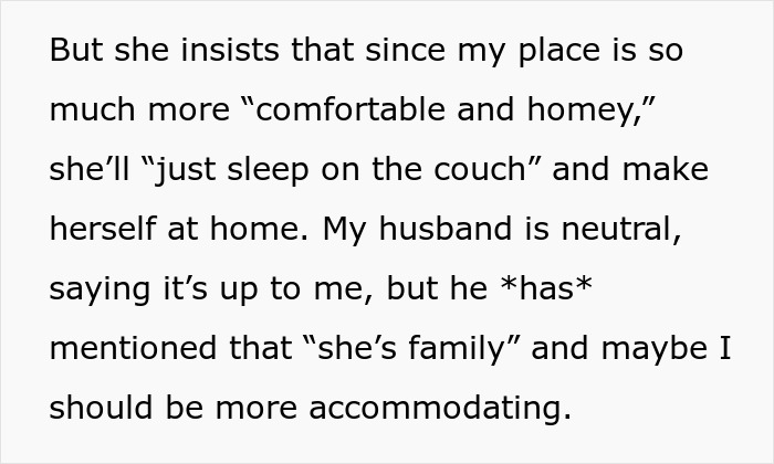 Woman Refuses To Host Sister-In-Law Who Demanded A Vegan, Peanut-Free Home Woman Refuses To Host Sister-In-Law Who Demanded A Vegan, Peanut-Free Home