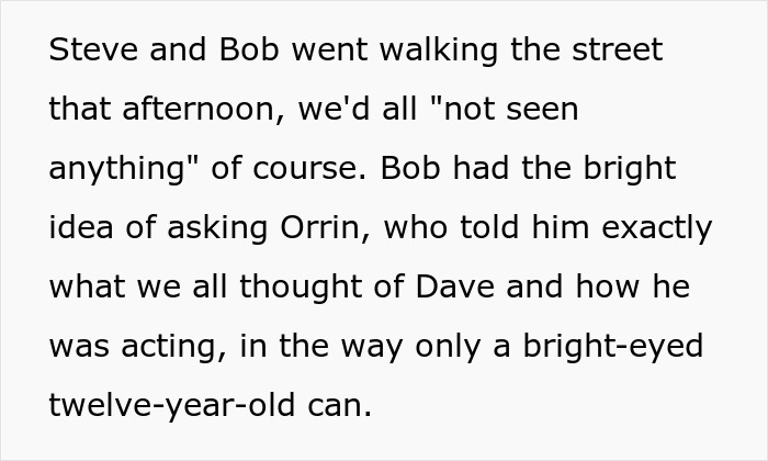 Text excerpt from a story about a mailman dumping bottles of pee and a 12-year-old’s smelly revenge.