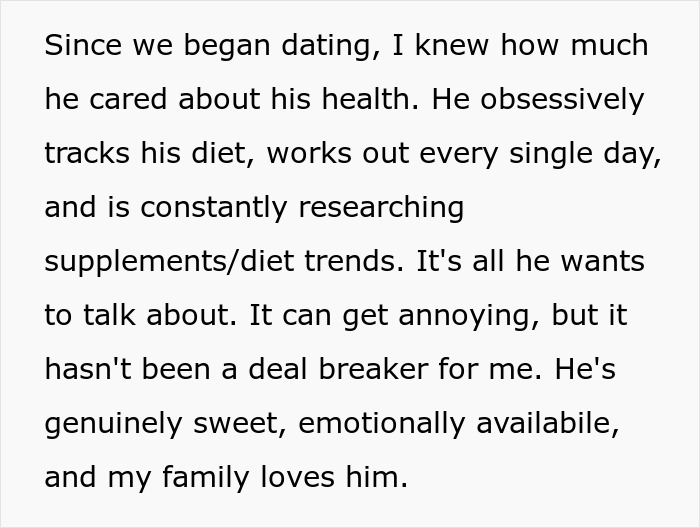 Text about girlfriend reconsidering relationship after discovering boyfriend’s secret scale for measuring number twos, focusing on health obsession. Text about girlfriend reconsidering relationship after discovering boyfriend’s secret scale for measuring number twos, focusing on health obsession.