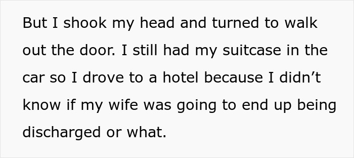 Man walking away with suitcase after wife’s cancer diagnosis, facing advice from mother-in-law to stay gone. Man walking away with suitcase after wife’s cancer diagnosis, facing advice from mother-in-law to stay gone.