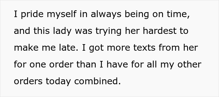 Text excerpt with a person complaining about a grocery Karen refusing to pay for extra ordered items. Text excerpt with a person complaining about a grocery Karen refusing to pay for extra ordered items.