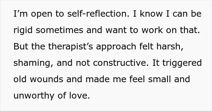 Couple struggles with relationship issues during therapy, feeling attacked and unsupported by their own therapist’s harsh approach. Couple struggles with relationship issues during therapy, feeling attacked and unsupported by their own therapist’s harsh approach.