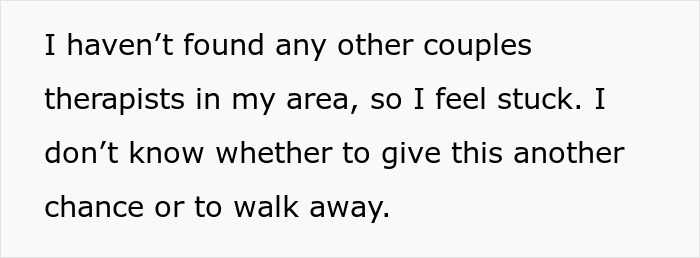 Couple seeking help with relationship struggles feeling confused and unsure about continuing therapy sessions. Couple seeking help with relationship struggles feeling confused and unsure about continuing therapy sessions.