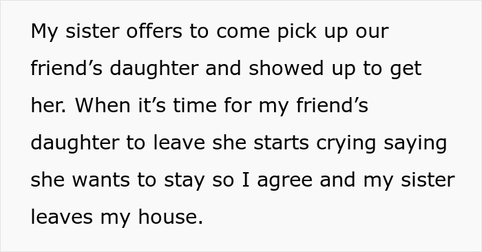 Alt text: Situation involving charging a friend for her daughter ruining furniture during a visit and related family dynamics. Alt text: Situation involving charging a friend for her daughter ruining furniture during a visit and related family dynamics.