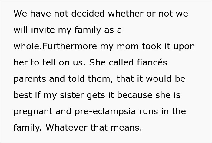 Couple books wedding venue three years in advance, shocked as pregnant sister demands the reserved date for her event. Couple books wedding venue three years in advance, shocked as pregnant sister demands the reserved date for her event.