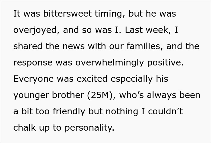 Text excerpt showing a man signing up to serve his country and his brother volunteering to support his wife while he's away. Text excerpt showing a man signing up to serve his country and his brother volunteering to support his wife while he's away.