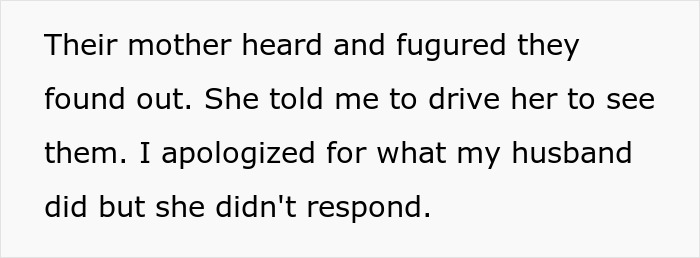 Text excerpt about a mother’s reaction after a man told SIL’s kids their dad passed away and got banned. Text excerpt about a mother’s reaction after a man told SIL’s kids their dad passed away and got banned.