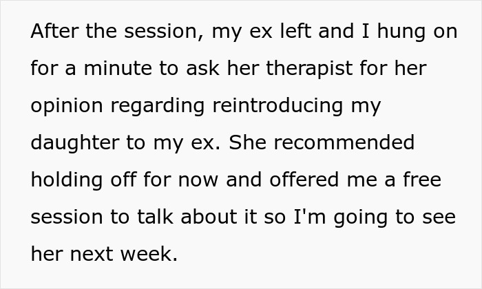 Man raises newborn alone, seeking advice from therapist about forgiving ex who suddenly reappeared years later. Man raises newborn alone, seeking advice from therapist about forgiving ex who suddenly reappeared years later.