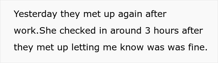 Text message conversation showing a wife’s catch-up with her ex lasting hours, while the husband is home alone. Text message conversation showing a wife’s catch-up with her ex lasting hours, while the husband is home alone.