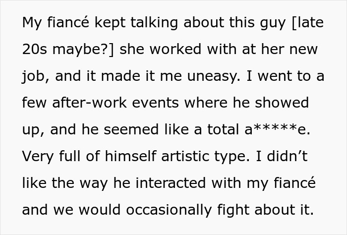 Text excerpt from an ex-fiance about feeling uneasy on Valentine’s Day in their shared apartment. Text excerpt from an ex-fiance about feeling uneasy on Valentine’s Day in their shared apartment.