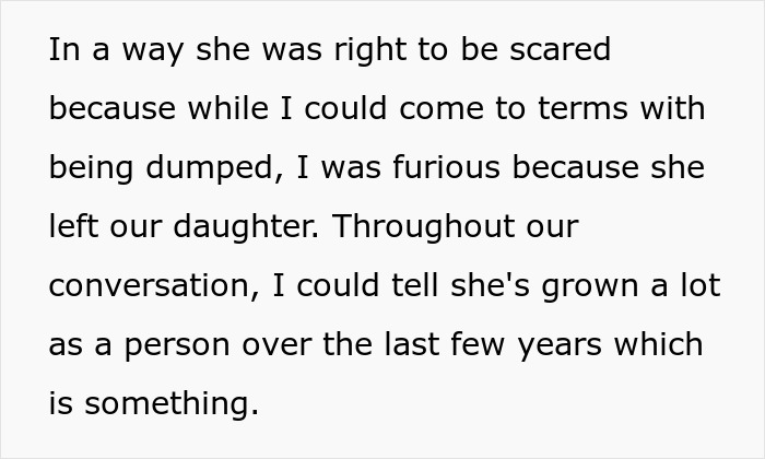 Text excerpt about a man raising newborn alone, shocked by ex returning after three years, reflecting on forgiveness. Text excerpt about a man raising newborn alone, shocked by ex returning after three years, reflecting on forgiveness.