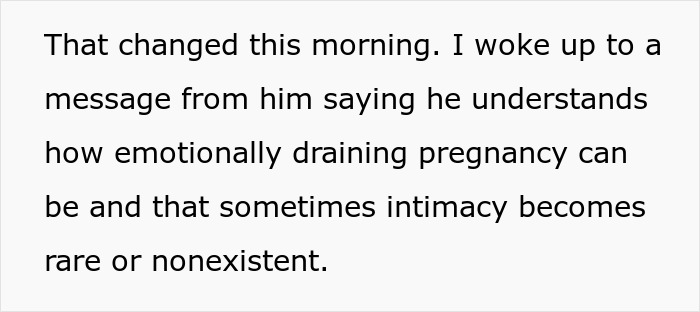 Text excerpt about emotional support during pregnancy, highlighting serving his wife's needs while man serves his country. Text excerpt about emotional support during pregnancy, highlighting serving his wife's needs while man serves his country.