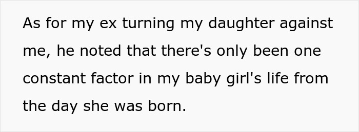 Text excerpt about man raising newborn alone, reflecting on ex reappearing and challenges of forgiveness in parenting. Text excerpt about man raising newborn alone, reflecting on ex reappearing and challenges of forgiveness in parenting.