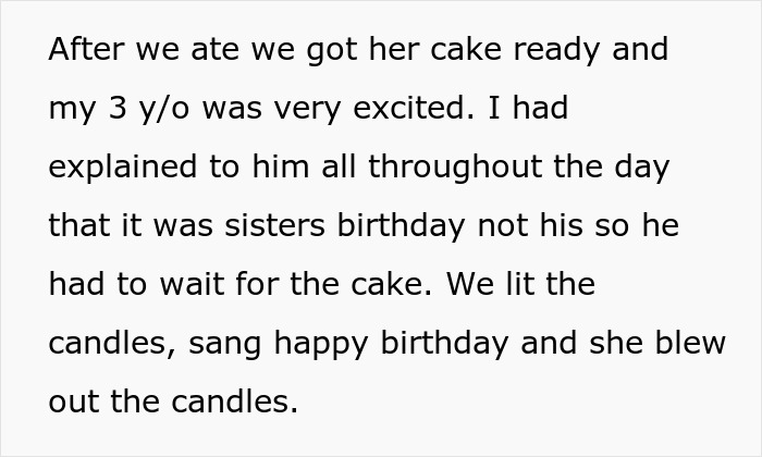 Mom sets birthday cake rules, teaching toddler to understand it’s sister’s special day, not his own. Mom sets birthday cake rules, teaching toddler to understand it’s sister’s special day, not his own.