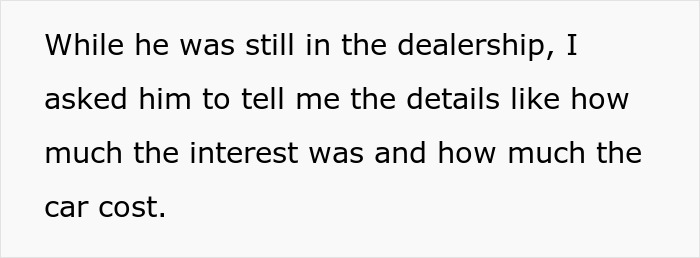 Text excerpt showing a woman discussing details about interest and car cost during a cross-country move. Text excerpt showing a woman discussing details about interest and car cost during a cross-country move.