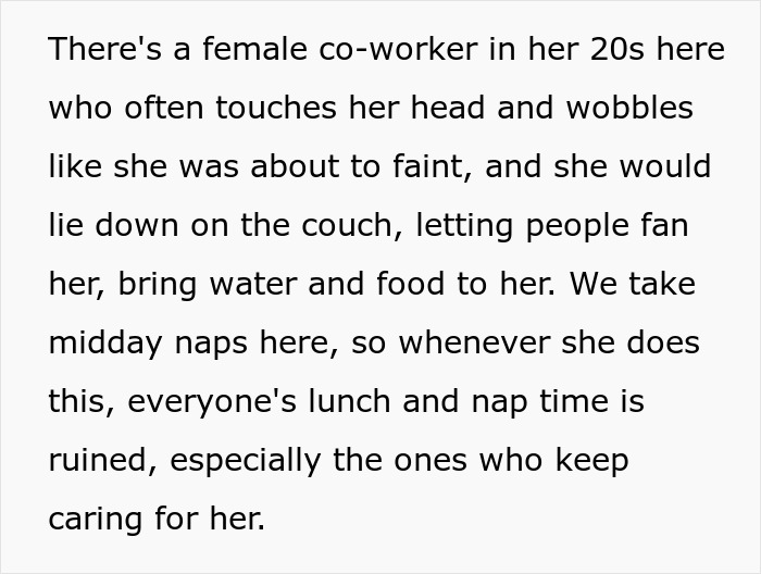Ambulance arriving at office while coworkers deal with severe case of attention seeking disrupting daily routine. Ambulance arriving at office while coworkers deal with severe case of attention seeking disrupting daily routine.