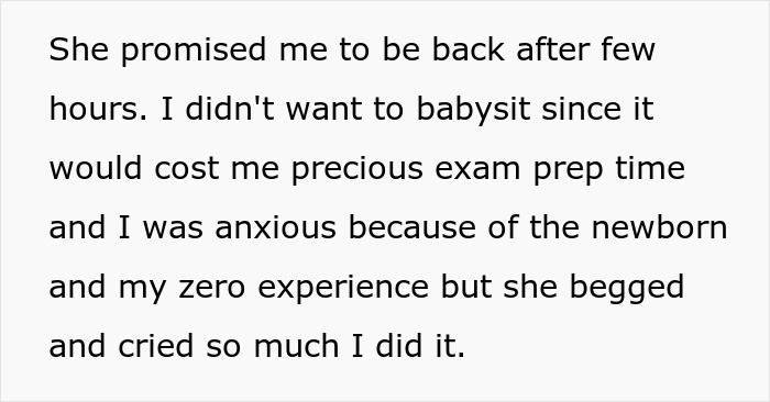 Young sister left 18YO with two kids for four days, struggling with babysitting and exam prep anxiety. Young sister left 18YO with two kids for four days, struggling with babysitting and exam prep anxiety.