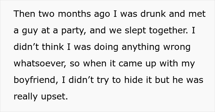 Text about a hypocrite guy in an open relationship upset when his girlfriend has a one-night stand too. Text about a hypocrite guy in an open relationship upset when his girlfriend has a one-night stand too.