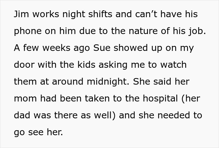 Man refuses to watch kids during emergency while under the influence, causing sister to become furious and upset. Man refuses to watch kids during emergency while under the influence, causing sister to become furious and upset.