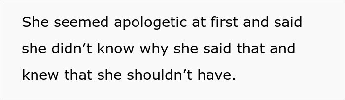 Text excerpt showing someone feeling apologetic after saying something they regretted during a wedding drama involving parents. Text excerpt showing someone feeling apologetic after saying something they regretted during a wedding drama involving parents.