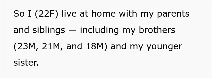 Woman boycotts doing chores at sexist parents' house until her brothers help clean, challenging traditional gender roles.
