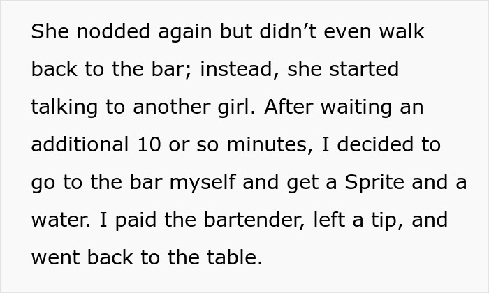Text excerpt about waitstaff service and tipping experience related to a $300+ tab at a restaurant. Text excerpt about waitstaff service and tipping experience related to a $300+ tab at a restaurant.