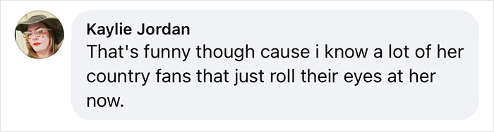 Social media comment discussing Taylor Swift and fans’ reactions related to Barbara Walters’ interrogation resurfacing.