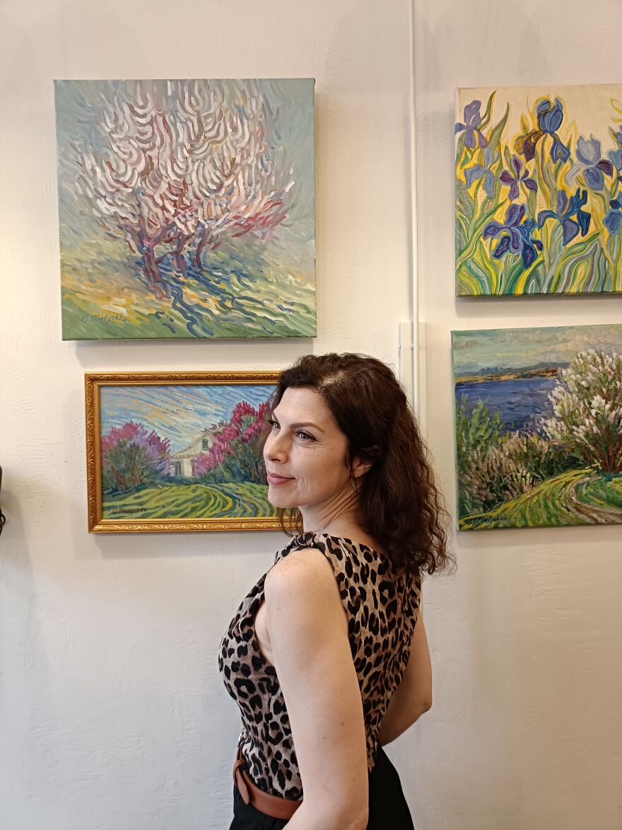 My Friends Helped Me To Create An Exhibition Of Paintings In The Frontline Zone Of Ukraine (11 Pics)