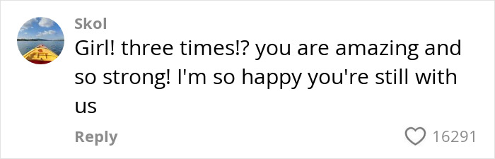Comment praising a woman's strength and survival, highlighting resilience in the face of misogyny and gender-based violence. Comment praising a woman's strength and survival, highlighting resilience in the face of misogyny and gender-based violence.