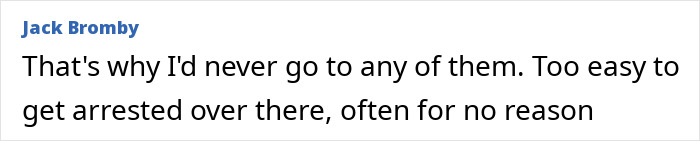 Comment mentioning risk of getting arrested easily, relating to father of four with 37 followers jailed over deleted tweet case. Comment mentioning risk of getting arrested easily, relating to father of four with 37 followers jailed over deleted tweet case.