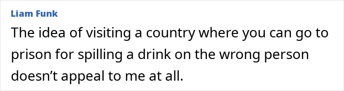 Man named Liam Funk shares thoughts on harsh prison laws related to deleted tweets, highlighting severe consequences of social media. Man named Liam Funk shares thoughts on harsh prison laws related to deleted tweets, highlighting severe consequences of social media.